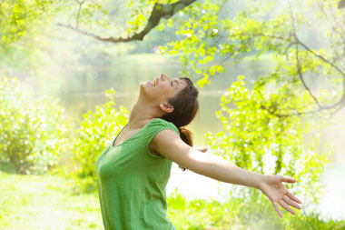 woman free from fat